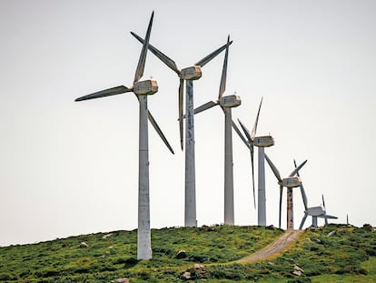 Parque Eólico Serra da Capelada, en Cedeira (A Coruña).